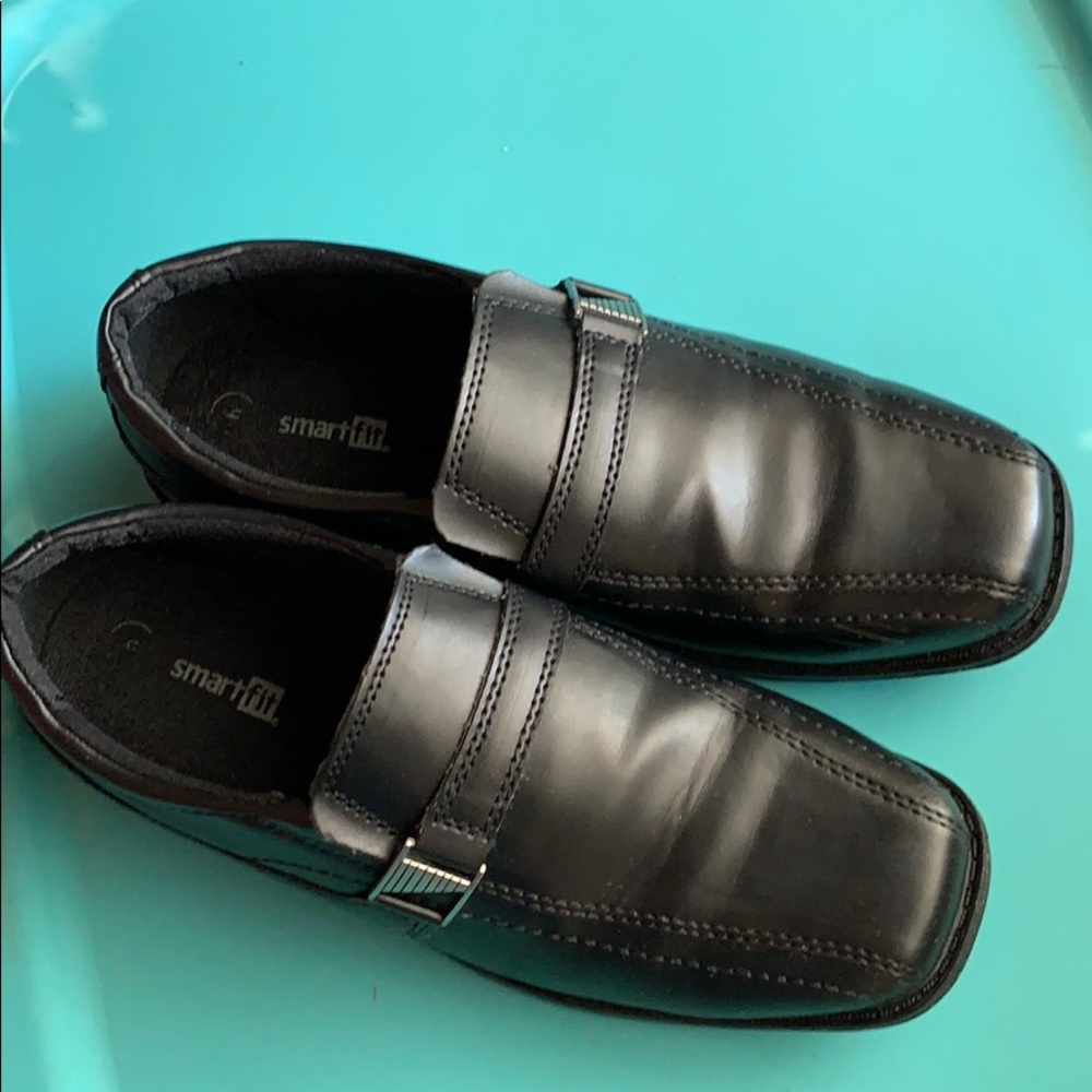 Boys Black Dress Shoes Size 6